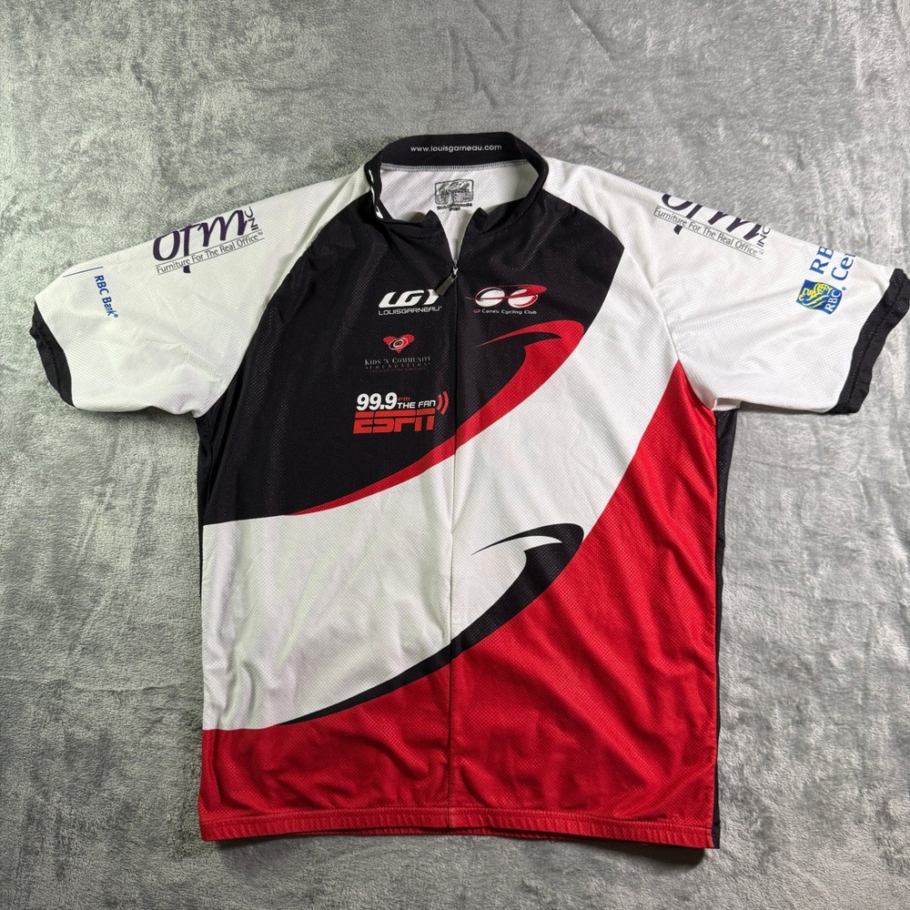 Louis Garneau Cycling Jersey Canes Cycling Club Short Sleeve XL